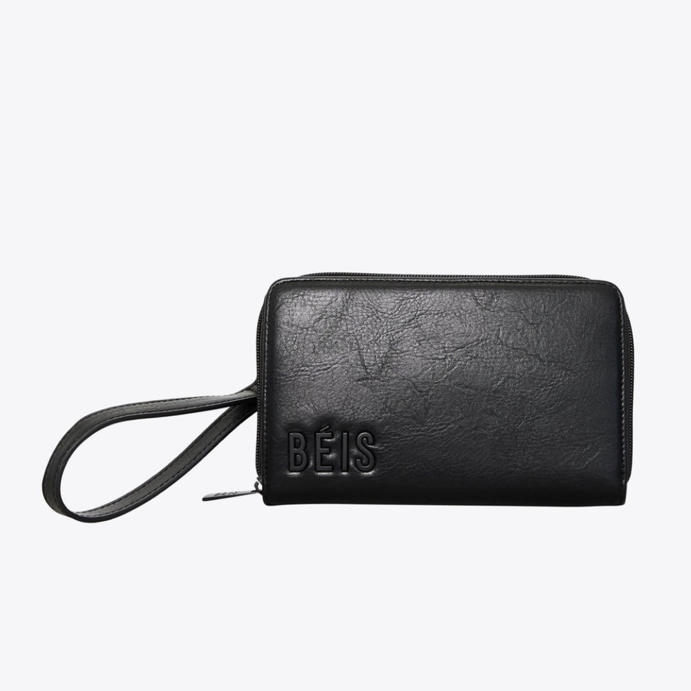 BEIS travel wallet with crossbody and wristlet strap